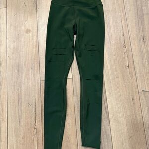 ALO Yoga Kids Forest Green Leggings